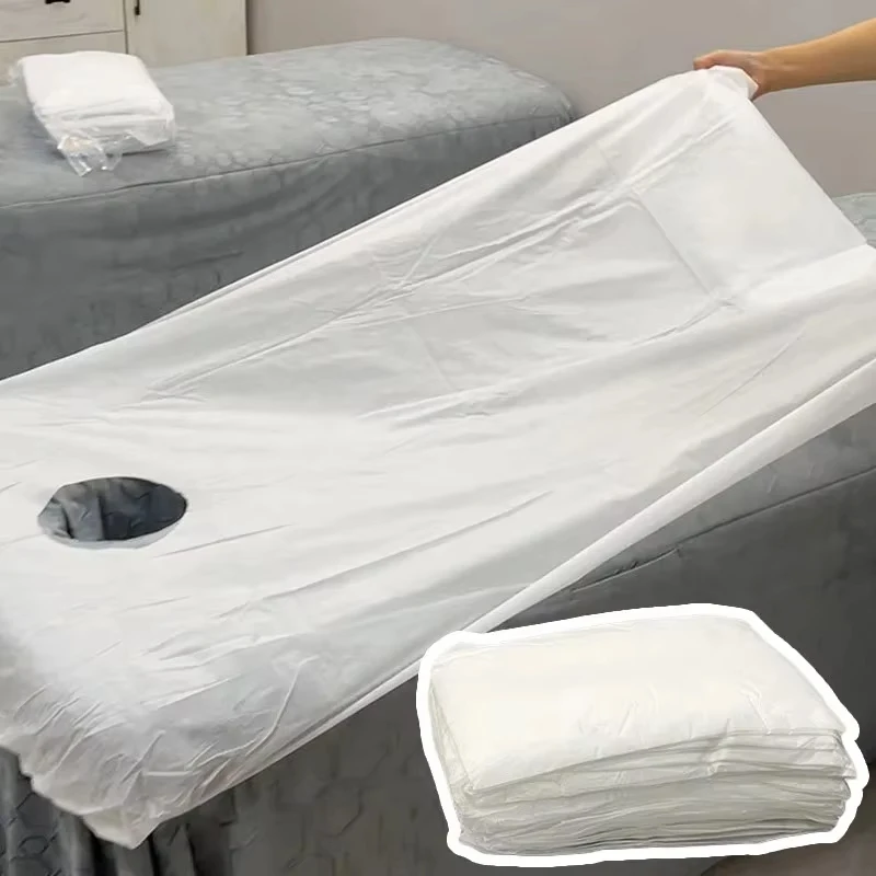 5/10/20Pcs Disposable Elastic Breathable Non-Woven Bed Covers Spa Salon Clinic Bed Massage Shop Bedding Single-Use 100*215cm 2
