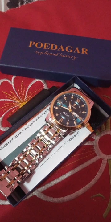 POEDAGAR Luxury Watch for Men photo review