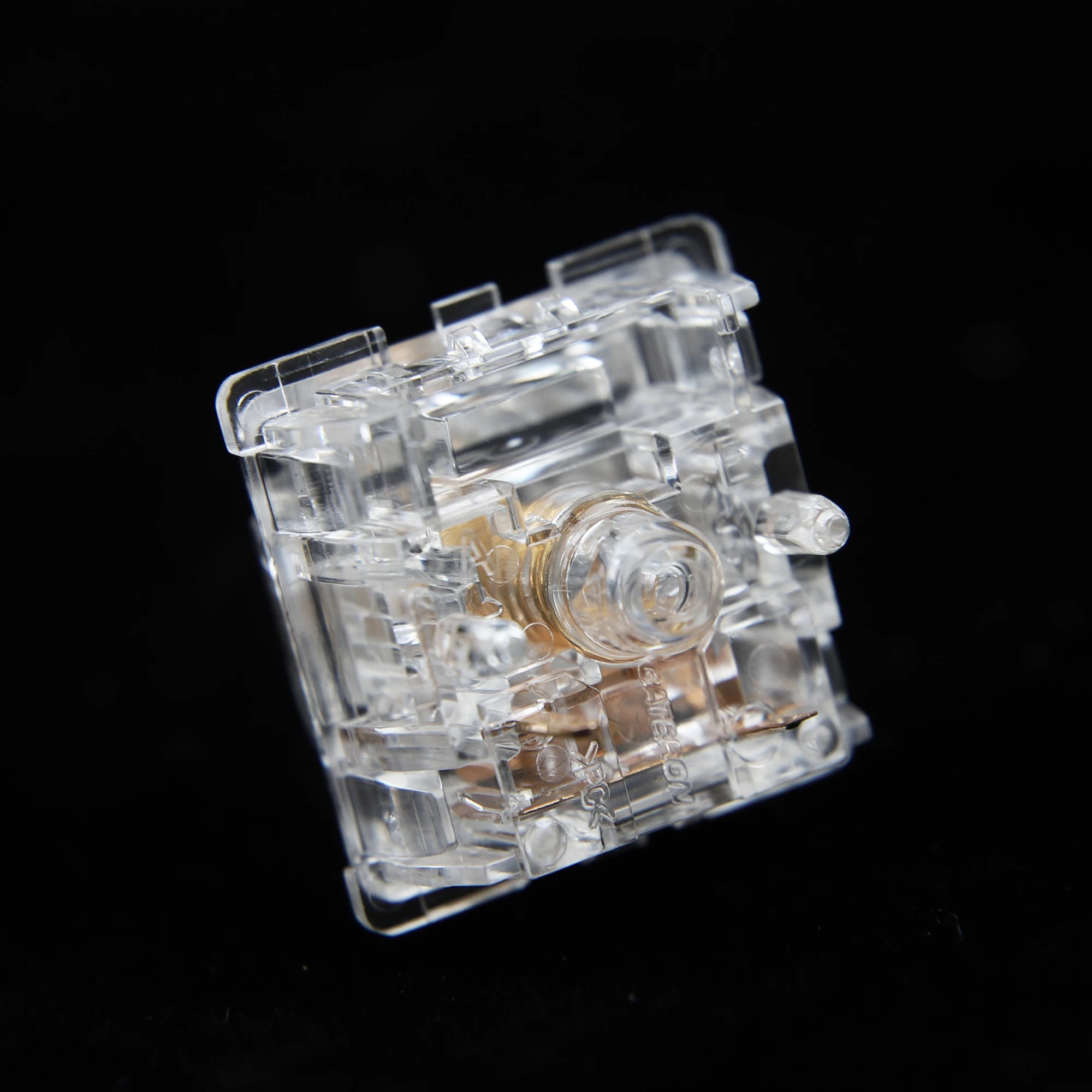 Interruptor de Teclado Mecânico Linear Transparente Gateron Pólo Norte Interruptor Interruptor Personalizado v1 v2 Ártico 5pin 50g - Imagem 2