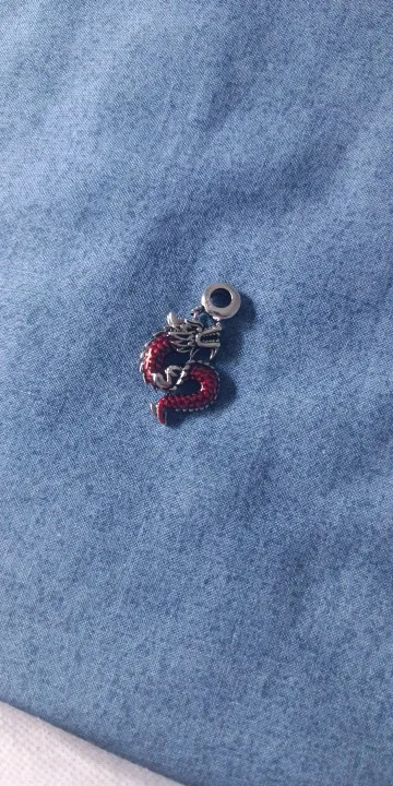 Red Dragon Charm Necklace – Protection and Strength