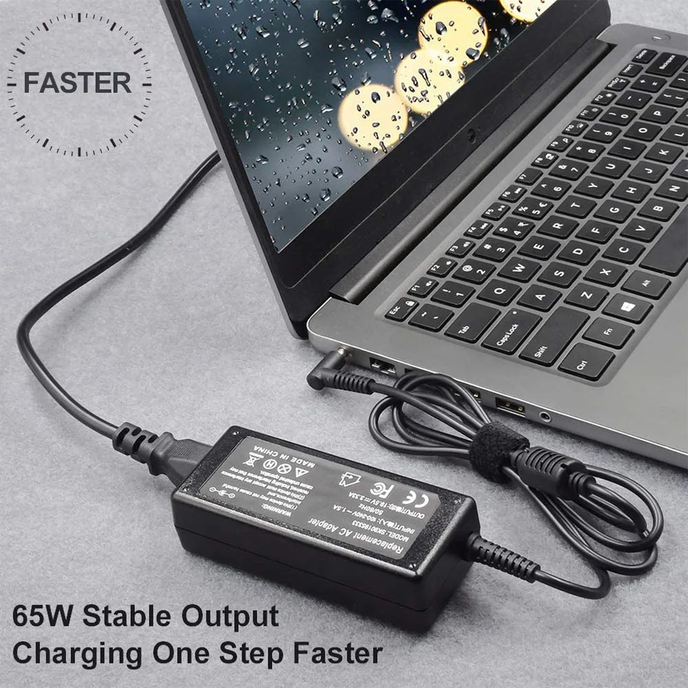 Adaptador Carregador Fonte de Alimentação para hp Portátil Elitebook 840 g3 g5 Envy X360 Chromebook Computador Stream Pavilhão Probook 19.5v 65w - Imagem 6