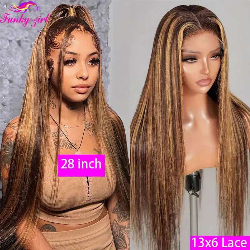 p4-27-highlight-13x6-bone-straight-lace-front-wig-transparent-lace-human-hair-wigs-for-women-pre-plucked-lace-closure-cheap-wigs