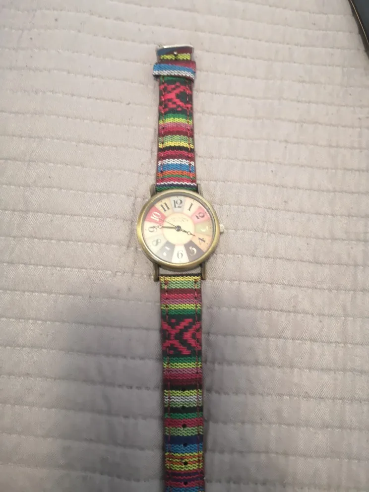 Rainbow Pattern Watches photo review