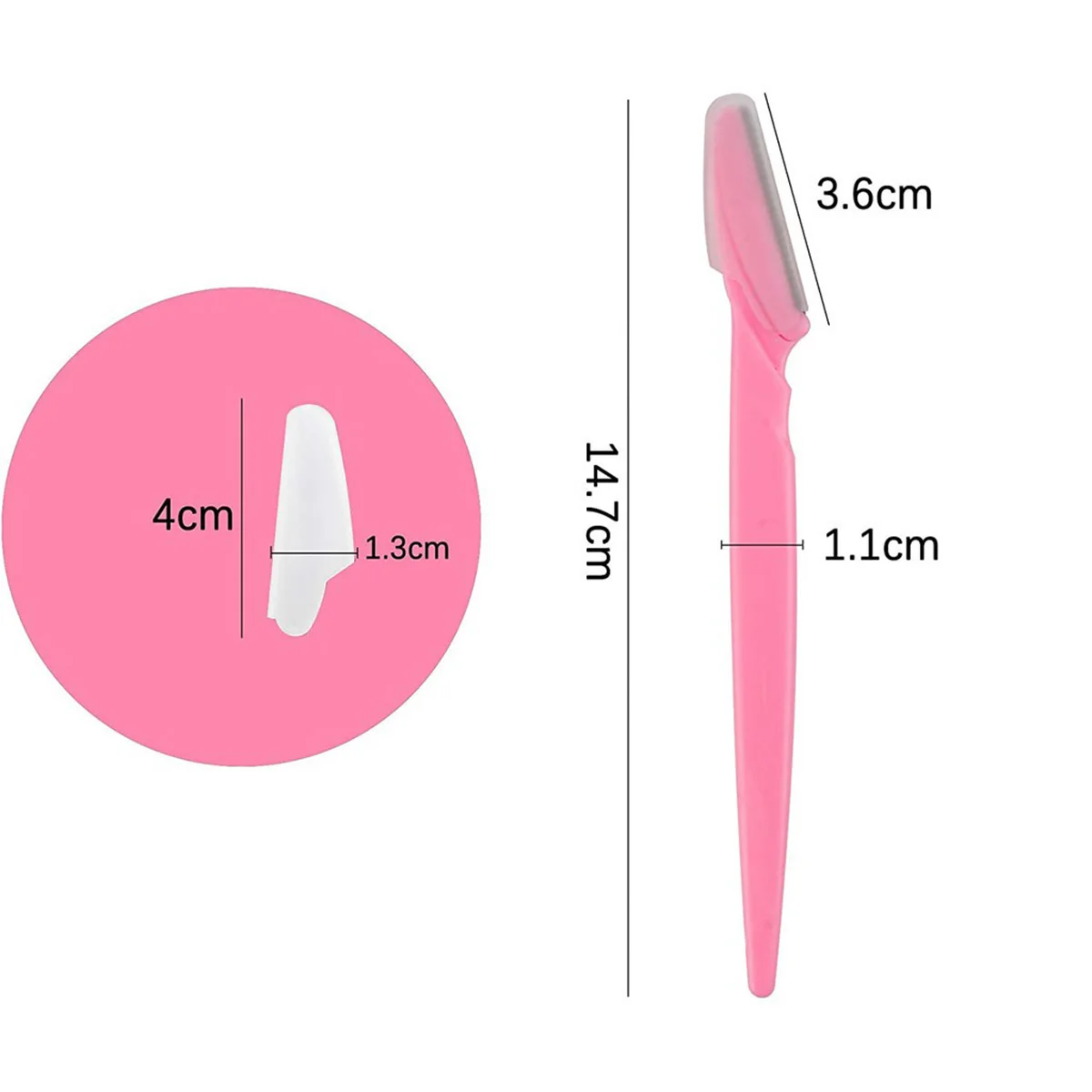 Kit 3 Razor For Eyebrows and Face — view 3