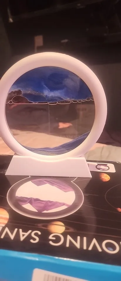 Ocean Motion, 3D Sand Art in Glass - Mesmerizing Home & Office Decor photo review