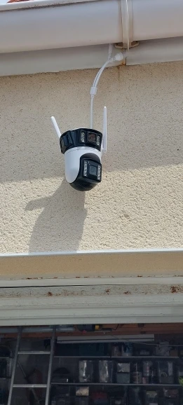 12MP Outdoors Wifi Camera 6K HD Three Lens Security PTZ IP Surveillanc Camera Human Auto Detect Tracking CCTV Camera ICESS APP photo review