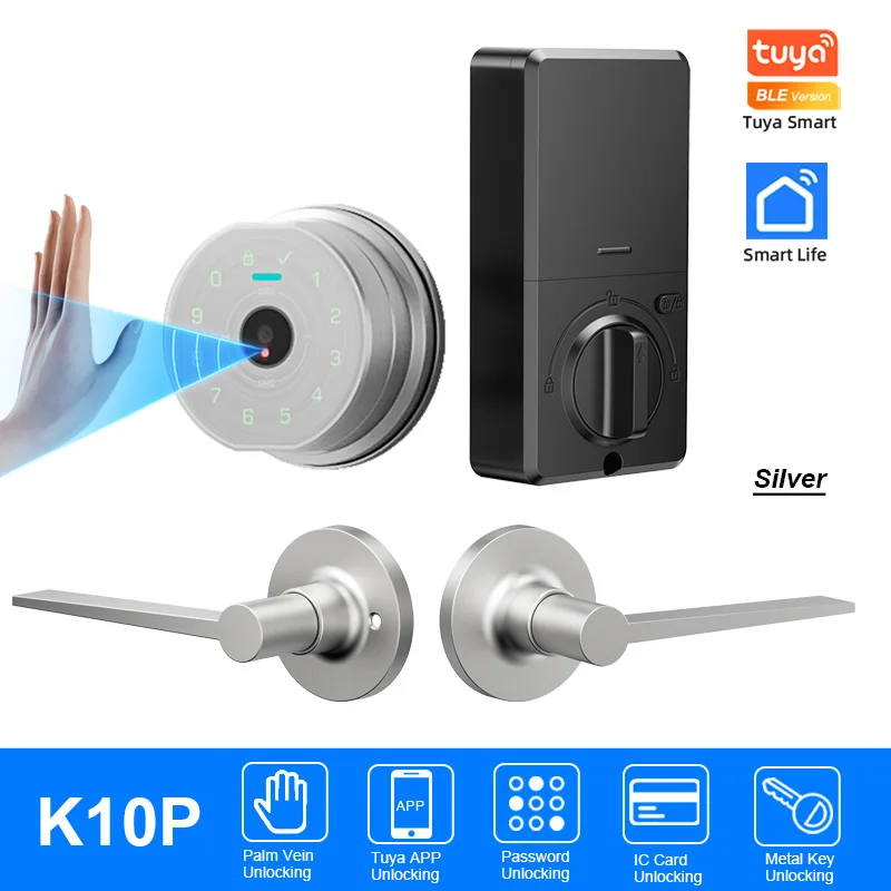 راي كيوب K10P قفل باب براحة اليد