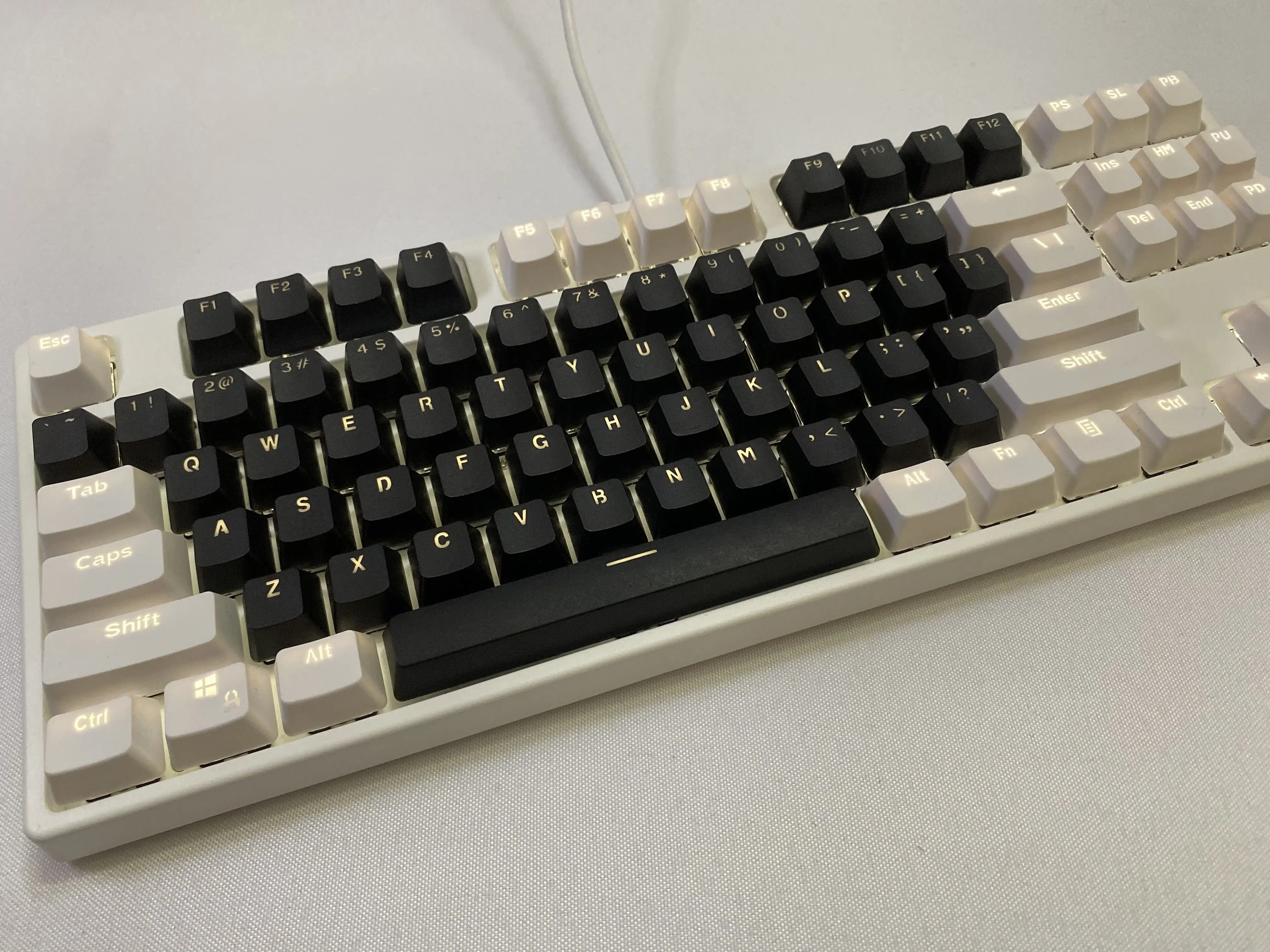 Double keyboard. Double keyboard