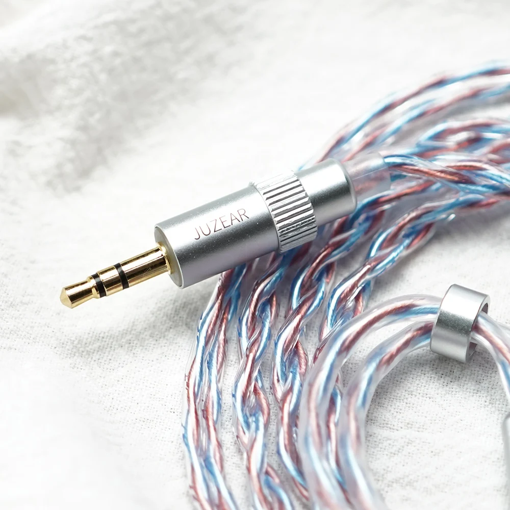 JUZEAR Flare Earphone Upgrade Cable 6N SPOCC+SCCW Hybrid Defiant
