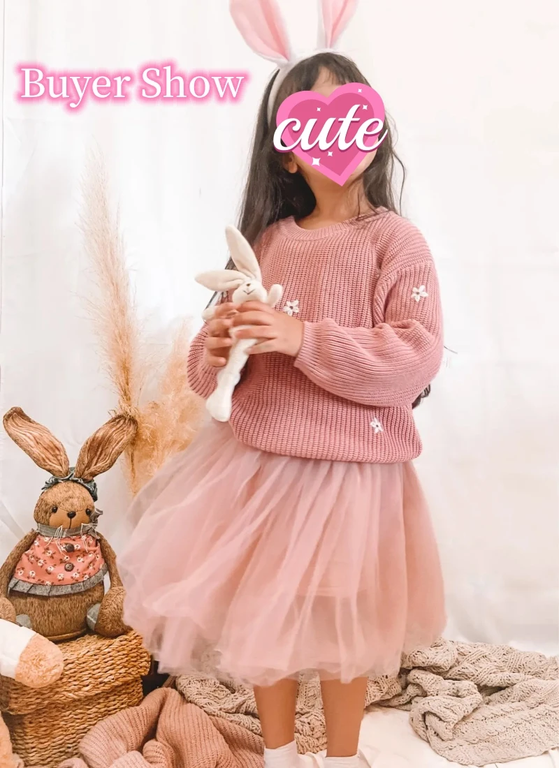 Baby Flower Knit Sweater 6