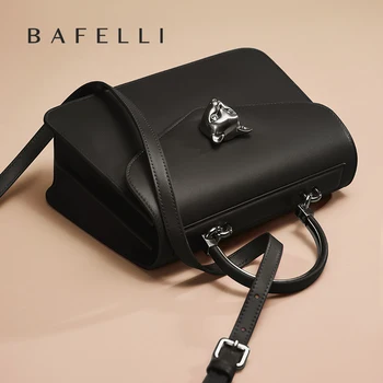 2025 BAFELLI CAT WOMEN'S NEW FASHION HANDBAG LADY STYLISH BUSINESS FEMALE LEATHER LUXURY BRAND CASUAL SHOULDER PURSE 1
