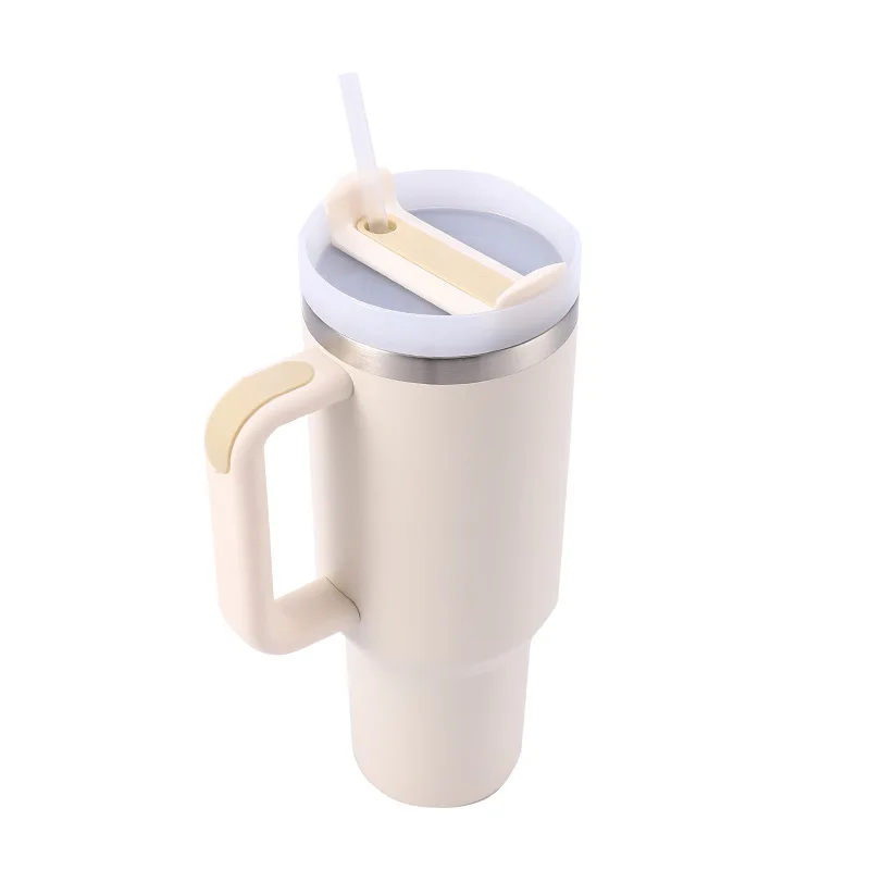 Simple Modern 40oz Glass with Handle and Straw Lid Thermos Reusable  Stainless Steel Water Bottle Travel Mug Cup Holder Friendly - AliExpress