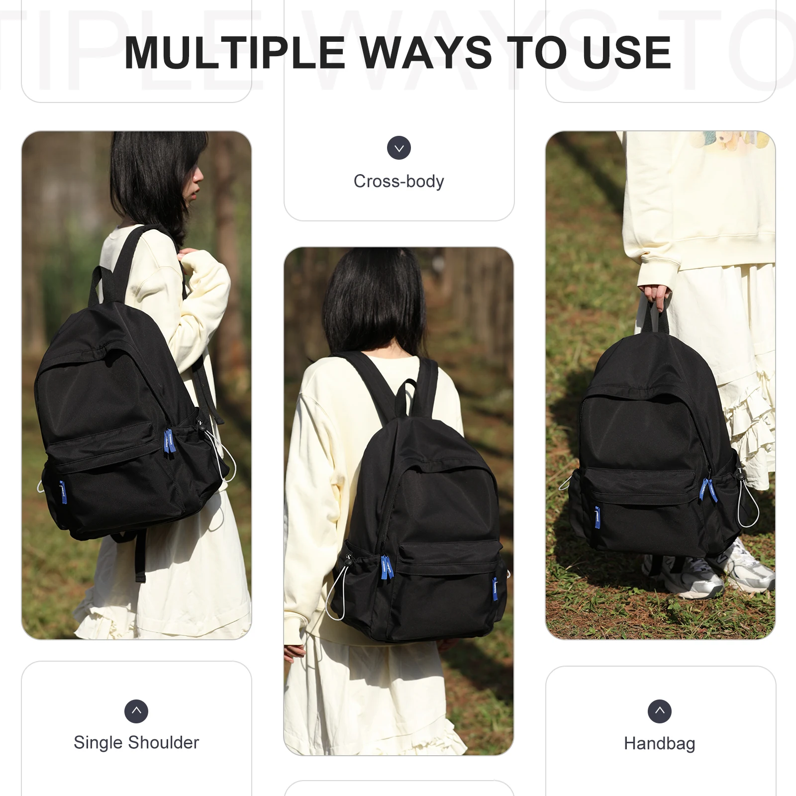 School Backpack,Unisex Classic Lightweight Water Resistant Causal Daypack for Teens Boys Girls,Travel Laptop Backpack Bookbag