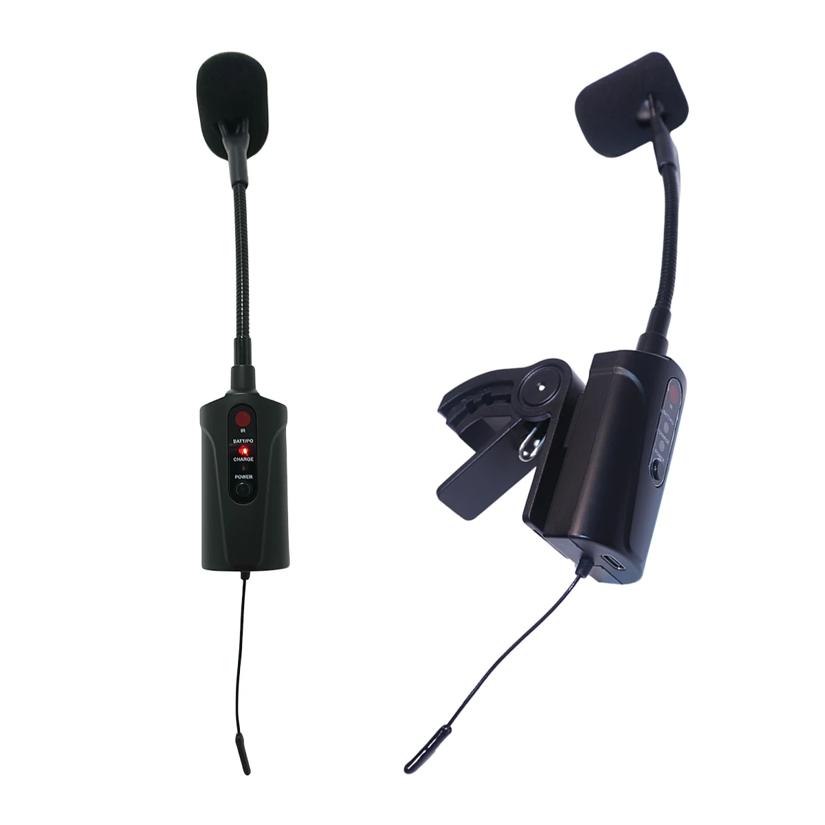 Wireless Clarinet Microphone System UHF Condenser for Clarinetist Playing Studio Recording Stage Live Performance Acemic KT-5