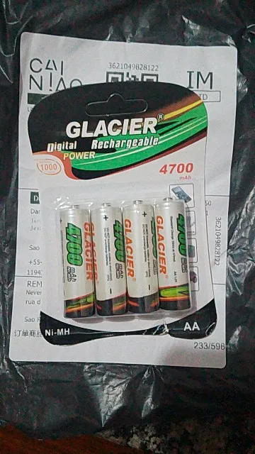4 Pilha AA Recarregavel 4700mAh - Neverdie Store photo review