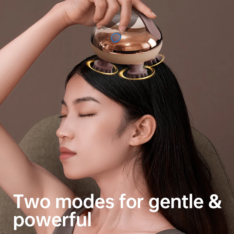 Waterproof Hand Held Massager for Relaxation and Hair Care