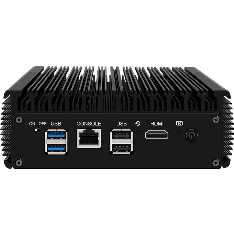 CWWK J6412/J6413 six network ports i226 2.5G soft routing mini host 12th generation low-power fanless industrial computer. 6