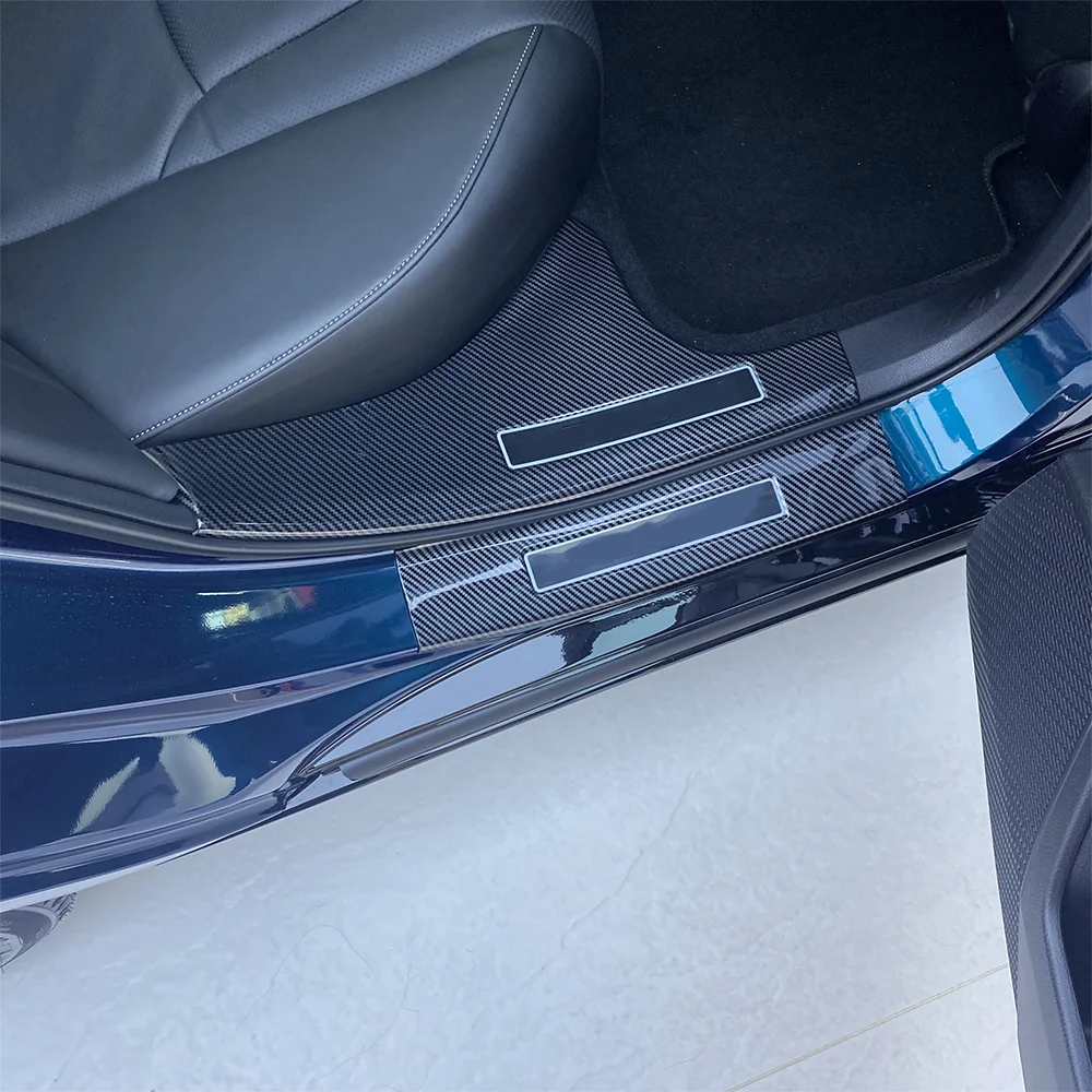 4stuks Auto Rvs Instaplijsten Kick Platen Voor Hyundai Bayon 2021 2022 2023 2024 2025, Auto Styling Accessoires Sticker Trim Bescherming Accessoires