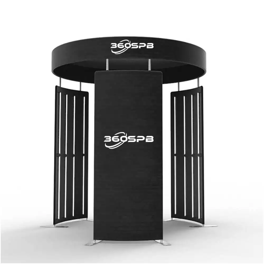 

360SPB RBE7 Round LED Backdrop 360 Photo Booth Enclosure