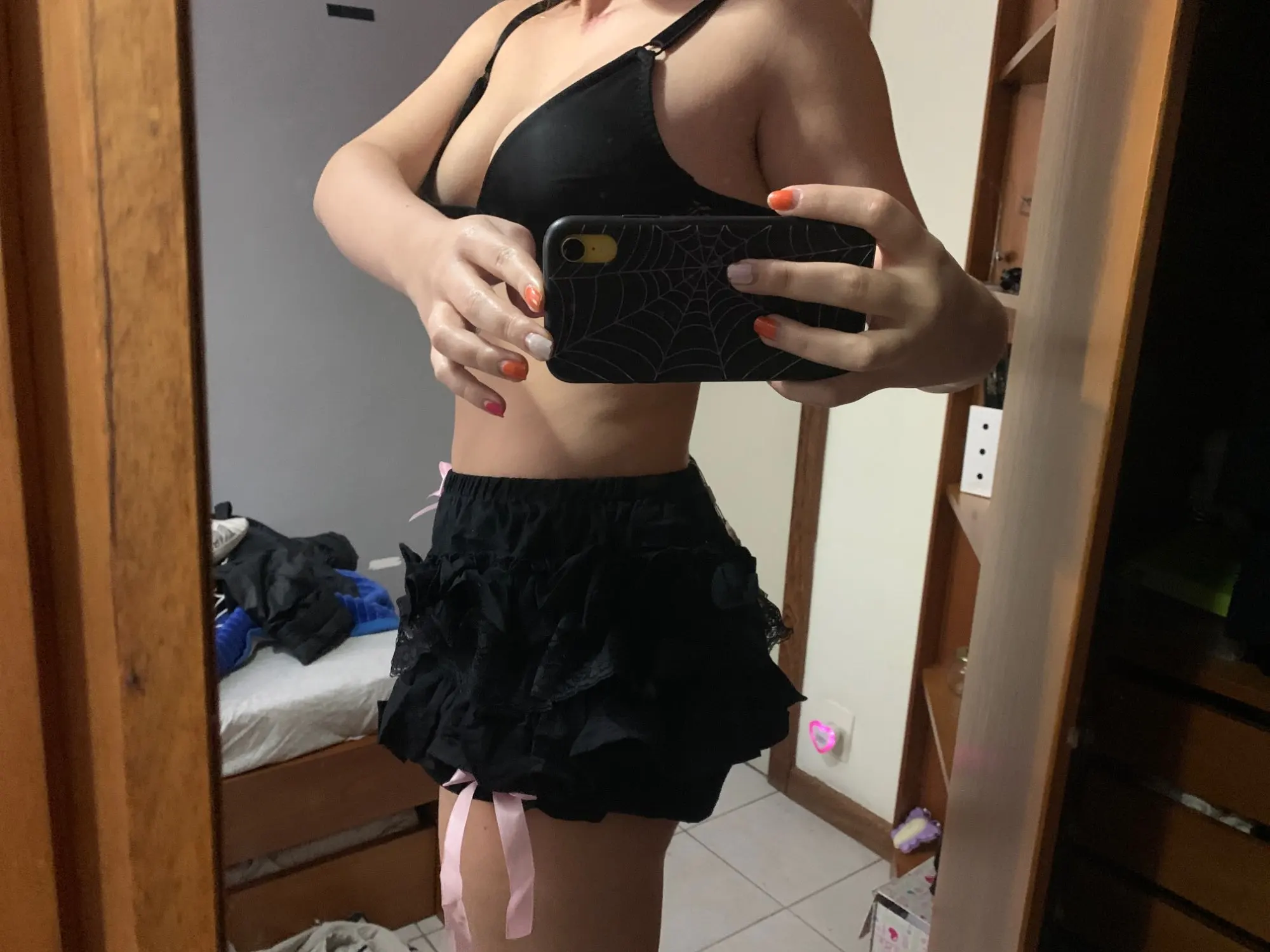 Kawaii Lolita Maid Ruffle Shorts