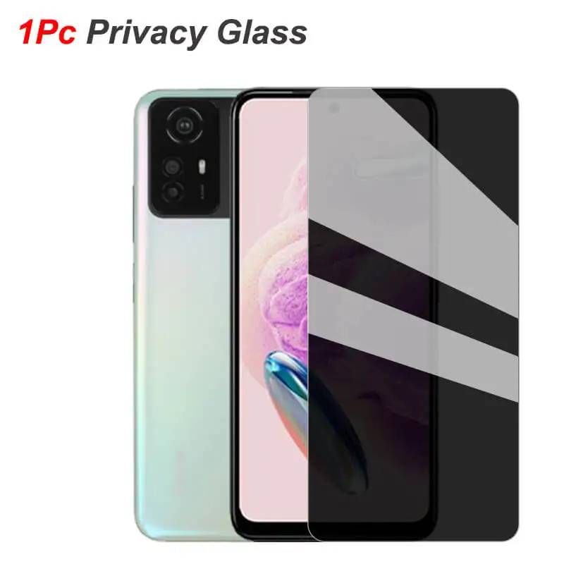 Generic 1~3 PCS Anti Spy Tempered Glass For Xiaomi Redmi Note 12 Pro Plus  Privacy Screen Protector Redmi Note12 Pro 5G Global Antiespia Pelicula de Cristal  Templado RedmiNote 12 Pro Front anti-peeping