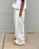 Casual Loose Straight Leg Pants Striped 2025 Summer Fashion Trend Brand Street Hip-hop Jogging Men's Women's Harajuku Sweatpants 4