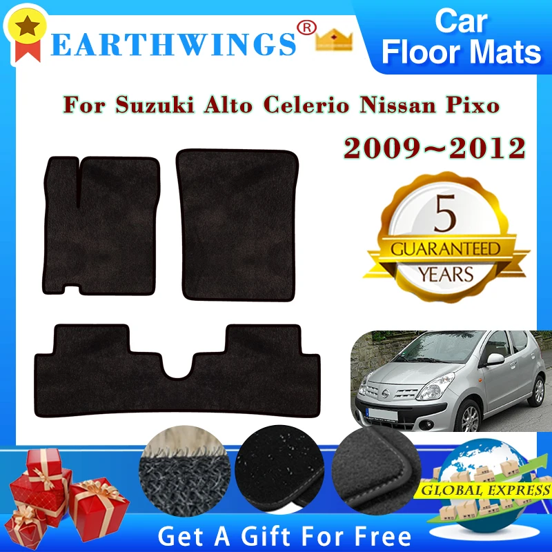NEW OEM NISSAN ROGUE 2008-2013 BLACK CARPET FLOOR MATS - 4 PC SET - View #4