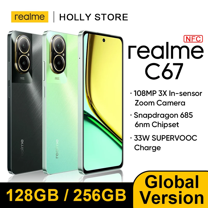 Global Version realme C67 Snapdragon 685 Octa Core Processor 108MP