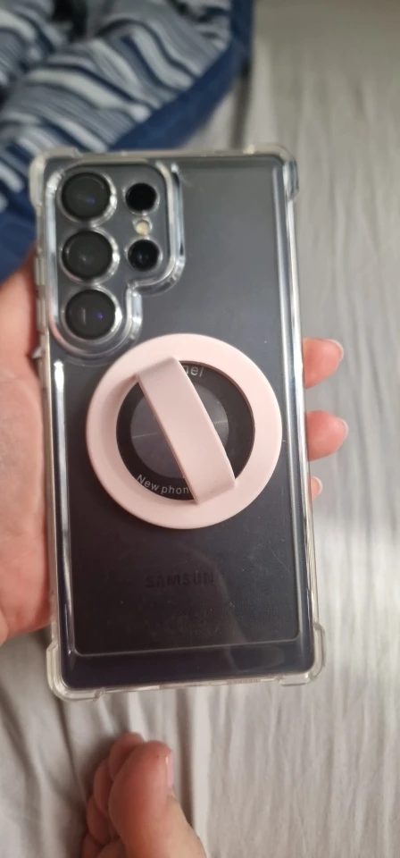 Portable Silicone Magnetic Phone Back Mount Phone Ring Holder for Magsafe iPhone 16 15 14 13 12 Pro Max for Too Many Phone Cases photo review