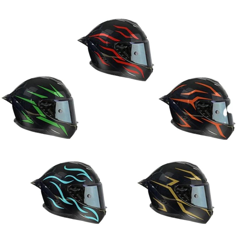 Adesivi ali di hermes RETRO-RIFLETTENTI per casco, moto, auto - STICKERCB