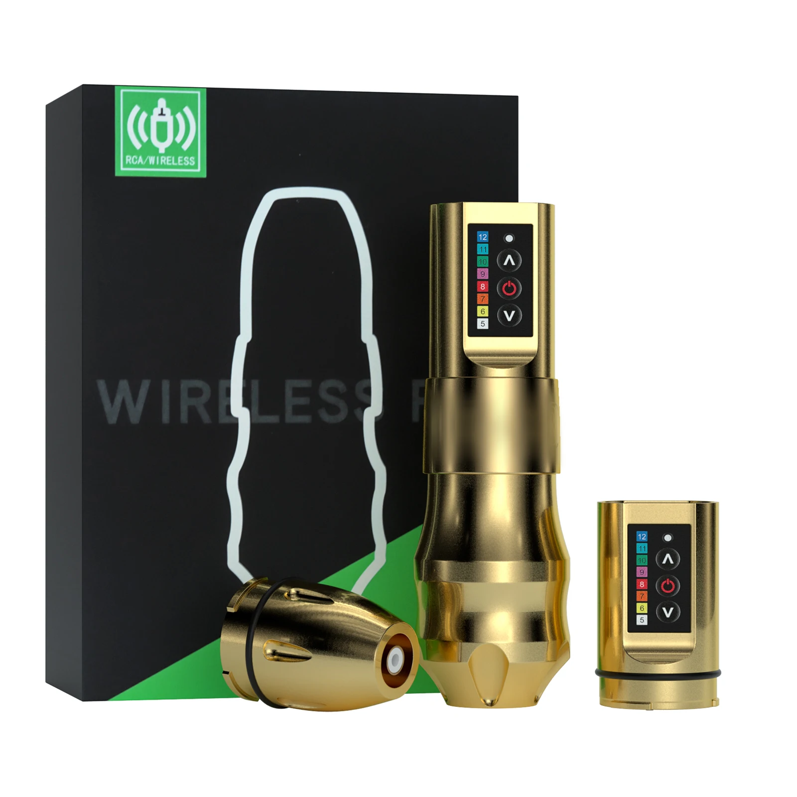 EXO Wireless Tattoo Machine Kit Powerful Coreless Motor Chargeable Lithium Battery 2 Battery Rotary Tattoo Pen Set tattoo supplies tattoo kit tattoo pen tattoo motor
