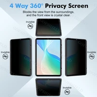 Privacy Screen Protector For iPad Pro 11 12.9 13 2024 10th Gen Air 4 5 For iPad 7th 8th 9th Mini 6 Magnet Removable Matte Film 2