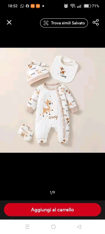 4-Piece Baby Girl Open-Stitch Long-Sleeve Jumpsuit Set—Cartoon Deer Warmth photo review