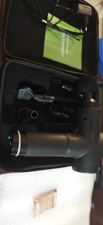 Deep muscle massage gun, electric percussion massager for body, neck, back, legs, fitness tool photo review