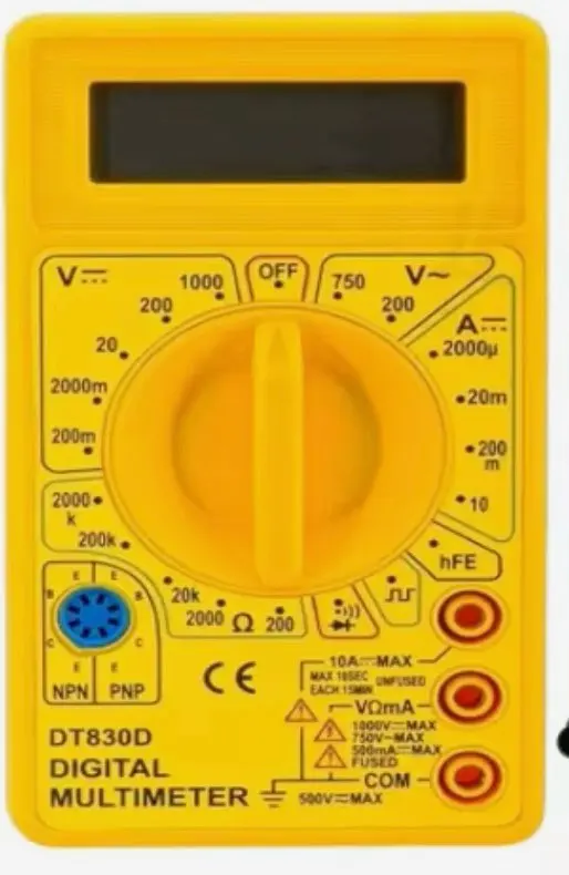 Multimetro Digital Profissional Cabo Multi Teste Portátil photo review