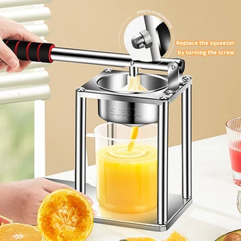 Pressa per spremiagrumi manuale in acciaio inossidabile 304 Accessori da cucina multifunzionali Strumenti Limone Arancia Macchina per succhi pressati a mano 2 Pressa per spremiagrumi manuale in acciaio inossidabile 304 Accessori da cucina multifunzionali Strumenti Limone Arancia Macchina per succhi pressati a mano 2