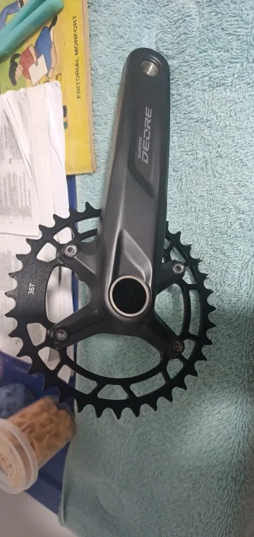 Original SHIMANO DEORE FC M5100 Crankset 1x11 Speed MTB 34/36T