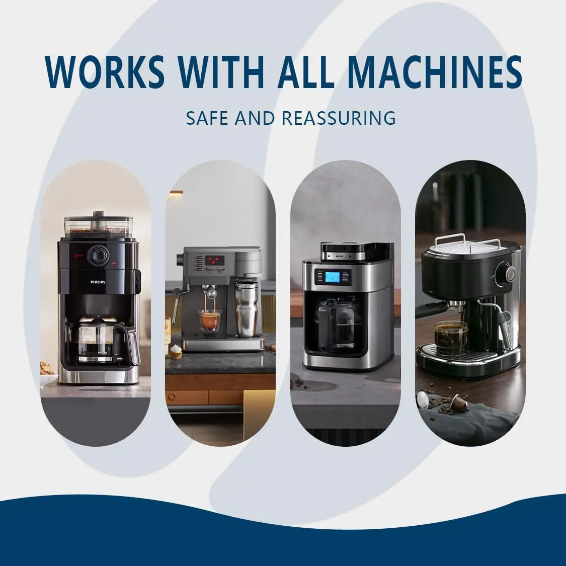 Coffee Machine Cleaning Tablets,Remove Pipe Grease,Scale And Residue,Suitable for Fully Automatic,Semi-Automatic,Espresso 6