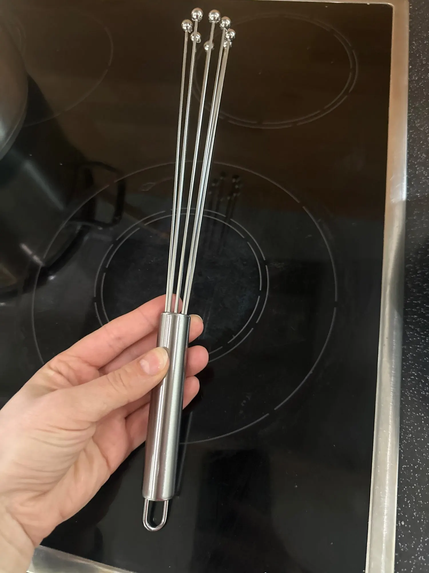 Stainless Steel Ball Whisk Set Manual Mixer Kitchen Whisk Wire Egg Whisk photo review