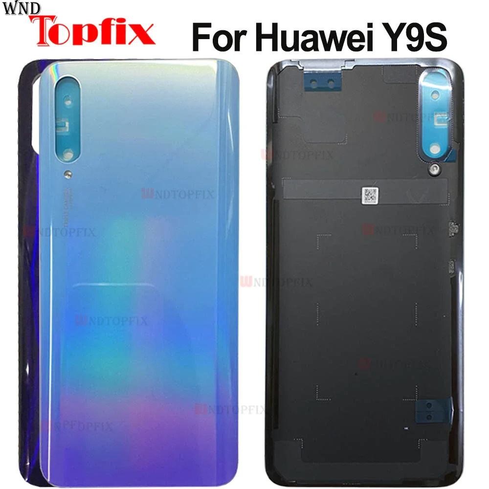 

New Back Cover Case Back Battery Cover Housing For Huawei Y9s Back Cover P smart Pro 2019 Battery Back Rear Glass Cover