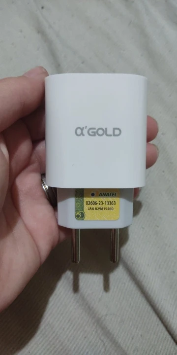 Carregador Turbo com USB, Litgthing Tipo-C V8, 40W photo review