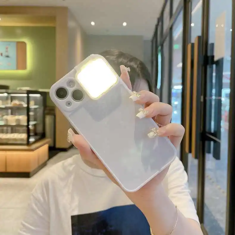 Phone Case LED Light Flashlight Cover for IPhone 11 12 13 14 15 Pro Max phone case led light