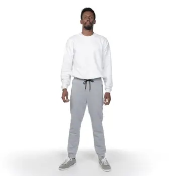 6 Pack Lucky No. 1 Men’s Fleece Active Athletic Workout Jogger Sweatpants for Men with Zipper Pocket and Drawstring S-3XL 2