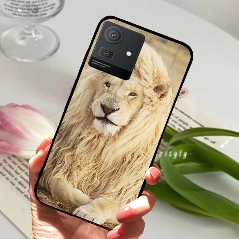 Shockproof Soft TPU Silicone Phone Case with Cartoon Matte Design