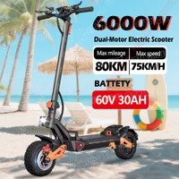 Trottinette électrique FREEBOY H9 6000W à double moteur 60V30AH, vitesse maximale 80-90KM/H, autonomie maximale 90KM, pneus de 11 pouces, trottinette électrique pour adultes 1