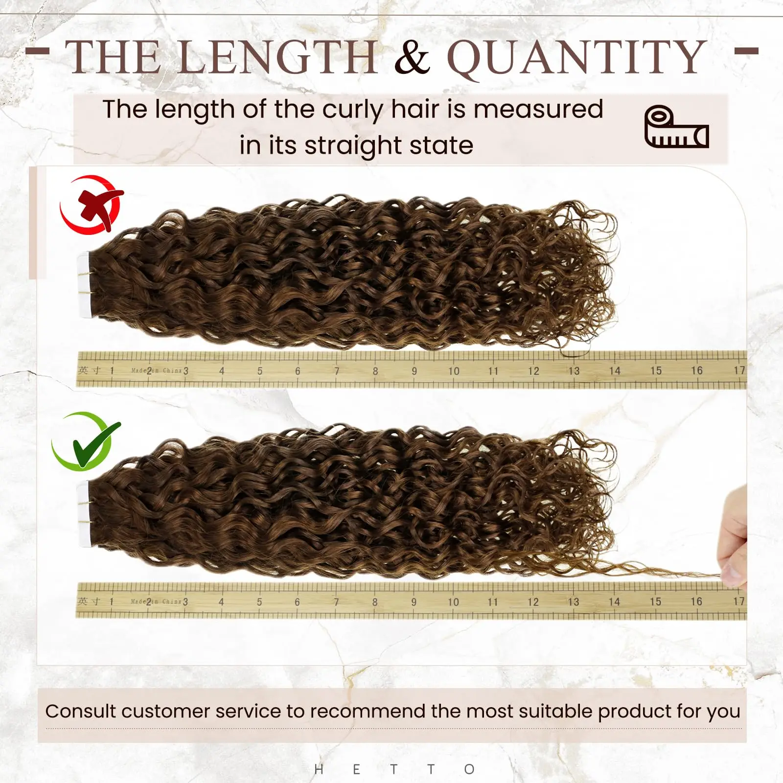 Human Hair Extensions Hair Extensions Curly Tape in Hair Extensions Deep Wave Tape in Hair Extensions #1B Human ins Full Head Deep Wave