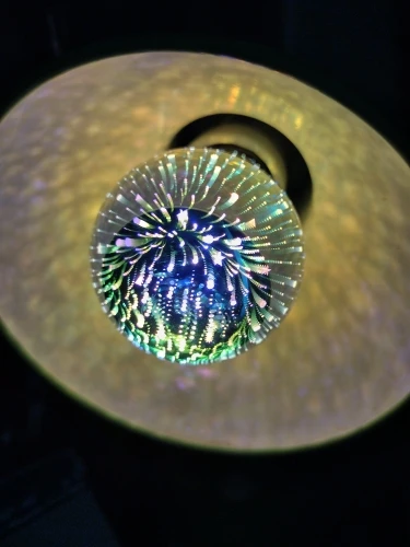 3D Colorful LED fireworks Light Bulb photo review