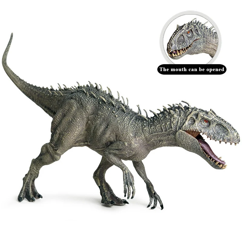 Jurassic Indominus Rex Dinosaur Action Figures Bocca Aperta Tyrannosaurus Dinossaur World Simulation Chimpanzé Animali Modello Giocattolo