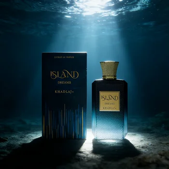 Khadlaj Island Dreams Unisex Extrait de Parfum – 3.4 oz Long-Lasting Fragrance with Fruity, Floral, Woody & Musky Notes 1
