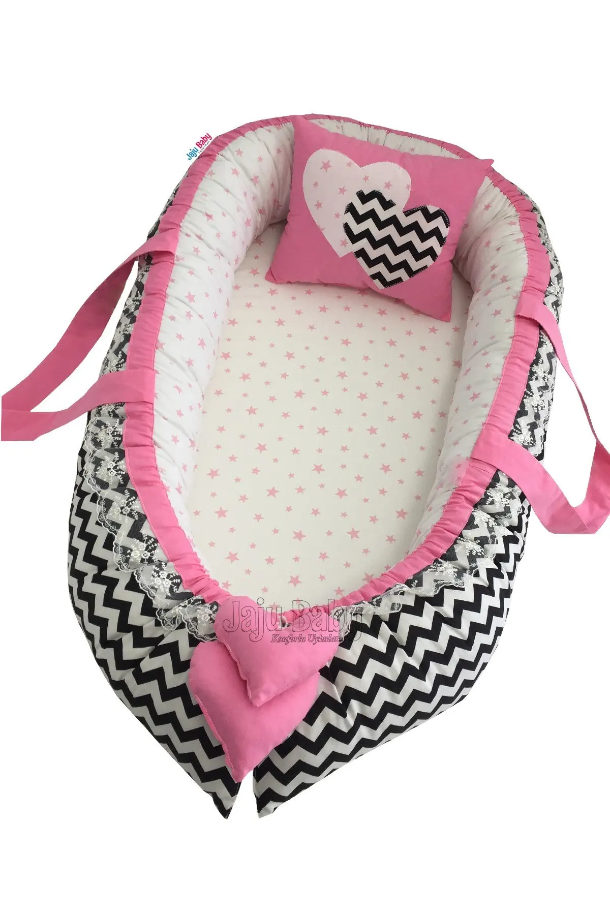 handmade-black-zigzag-luxury-orthopedic-baby-nest